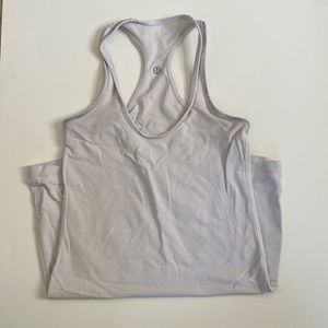 Lululemon White Racerback Tank